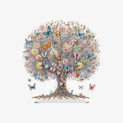 The Range Floral Butterfly Tree Diamond Painting Art Kit - Multi