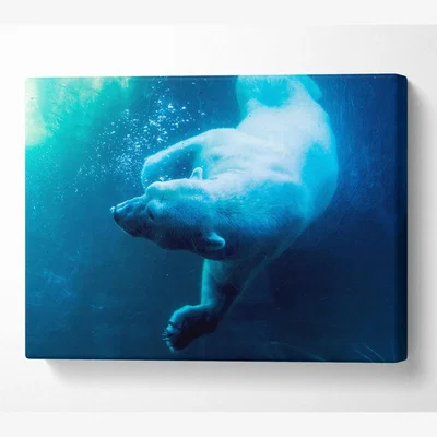 The Range Polar Bear Swimming - Yellow / 35.6cm