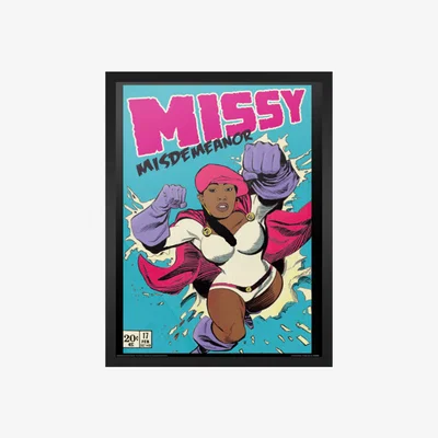The Range Dangerous MCs Missy Framed Print 30x40cm - colorful