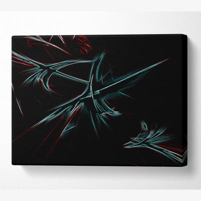 The Range Spike Attack Canvas Print Wall Art - Yellow / 35.56cm