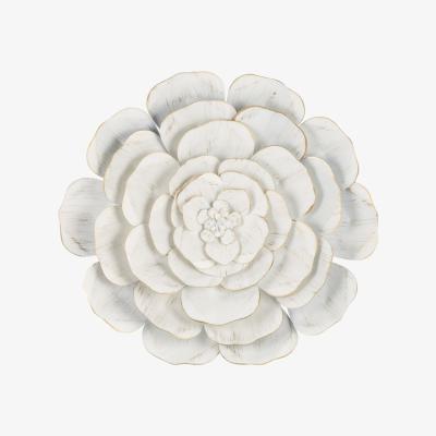 The Range Metal Flower Wall Decor - White / Large