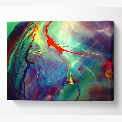 The Range Mixed Paint Colors Canvas Print Wall Art - Yellow / 81.28cm