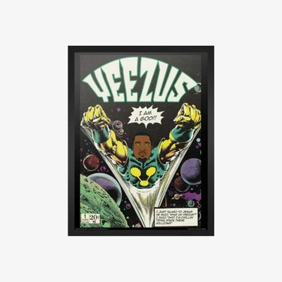 The Range Dangerous MCs Yeezus Framed Print 30x40cm - Black