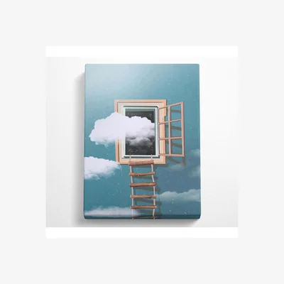 The Range Break Free Canvas Print - Black / 35.56cm