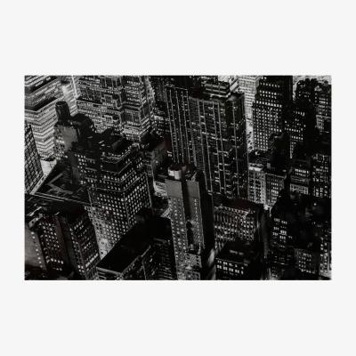 The Range Iconic New York Skyline Framed Art - Black