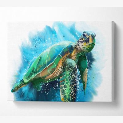 The Range The Sea Turtle Watercolour - 66cm
