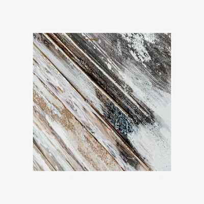The Range Ethereal Hand-Painted Canvas Artwork in Frame - Brown