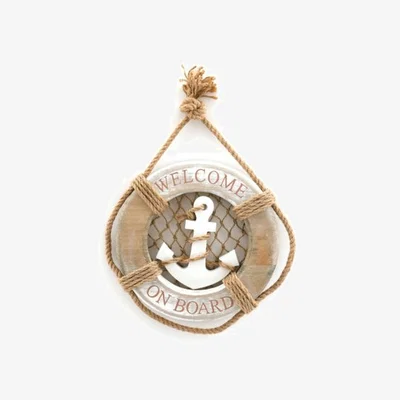 The Range Coastal Lifebelt Plaque  - Brown