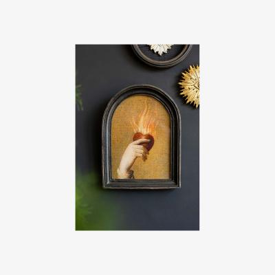Rockett St George Heart On Fire Framed Wall Art