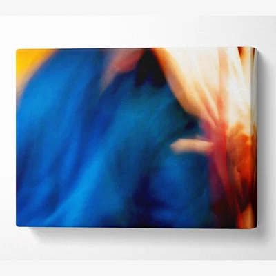 The Range The Gods Made Love Canvas Print Wall Art - Yellow / 35.56cm
