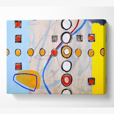 The Range All Circles And Squares - Yellow / Double XL 40 x 56 Inches