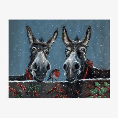 The Range Louise Brown Christmas Donkeys