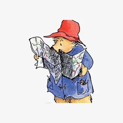 The Range Paddington Bear Canvas - White