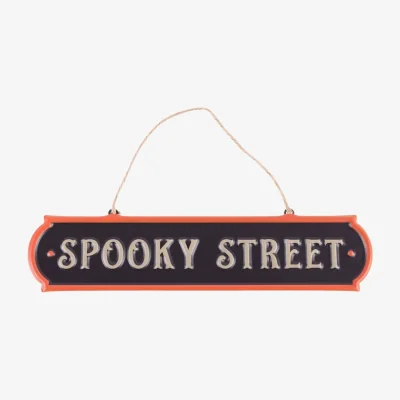 The Range Spooky Street Hanging Sign