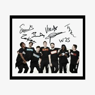 The Range Sidemen Autograph Signed And Framed Photo - Black