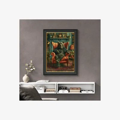 The Range Comfy Bear Framed Print