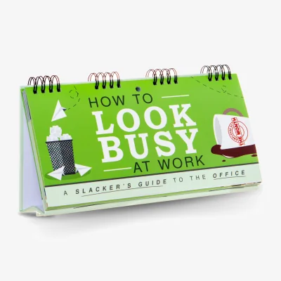 The Range How To Look Busy At Work Flipbook - Green