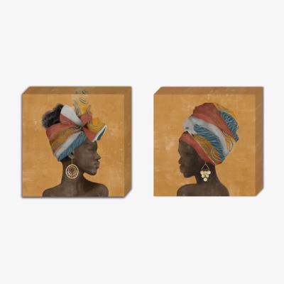 The Range Female Silhouette Foiled Art