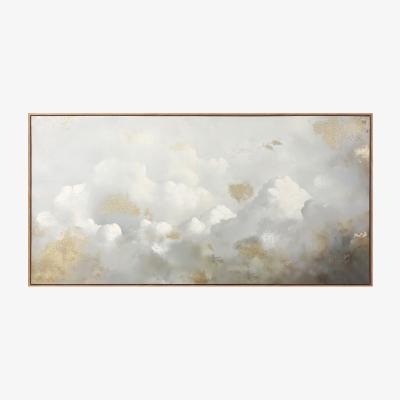 The Range Embellished Cloud Framed Wall Art - Grey