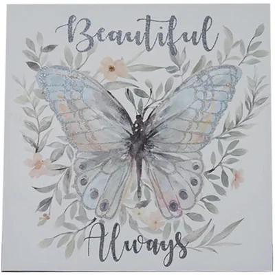 The Range Beautiful Always Butterfly Canvas