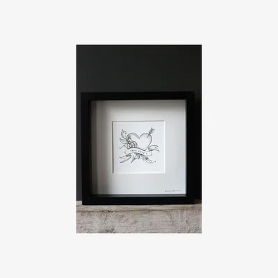 Rockett St George Brigitte Herrod Picture - True Love Heart Tattoo