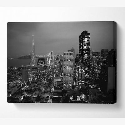 The Range Go South Canvas Print Wall Art - Yellow / 66.04cm
