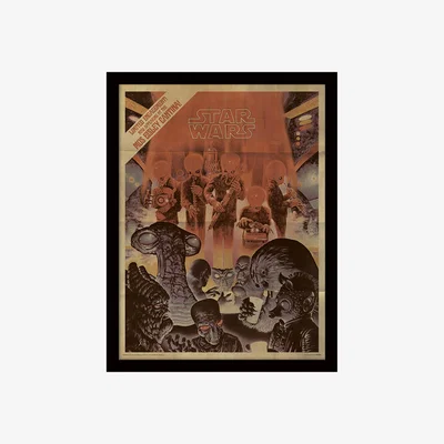 The Range Star Wars (Mos Eisley Cantina Aged) Framed Print