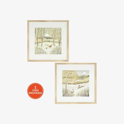 The Range Woodland Tales Wooden Framed Art