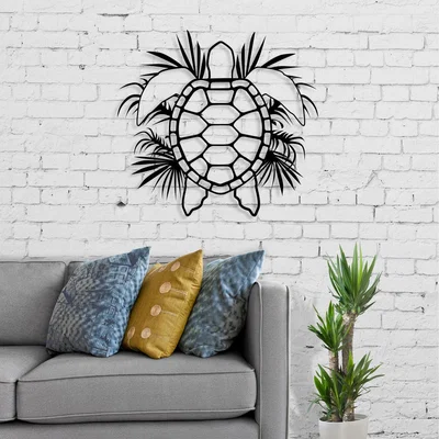 The Range Caretta  Wall Art Metal Decorative Object - Black - Black