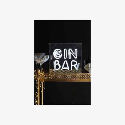 Rockett St George Gin Bar Neon Light Box
