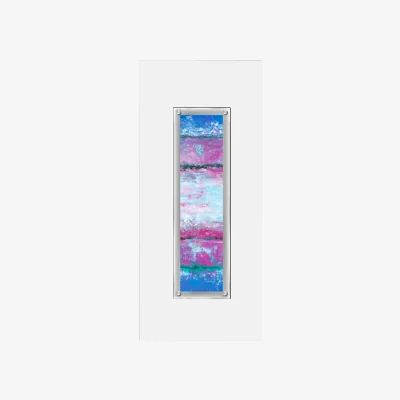 The Range Abstract Blue 1 Framed Wall Art - Assorted
