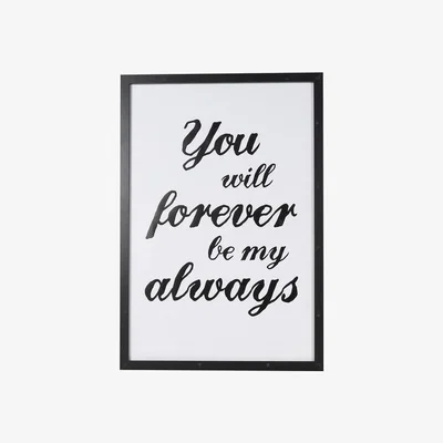 The Range Set Of 2 Framed Romantic Quotes