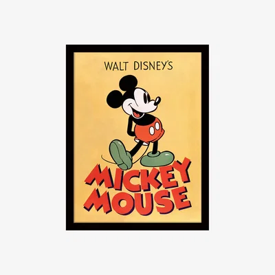 The Range Mickey Mouse (Mickey) Framed Print