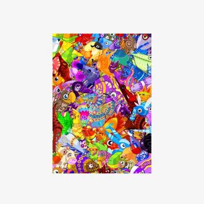 The Range Viva Pinata Limited Edition Art Print - Multi