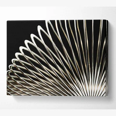 The Range Coils Canvas Print Wall Art - Yellow / 50.8cm