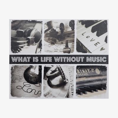 The Range Life Without Music LED Canvas
