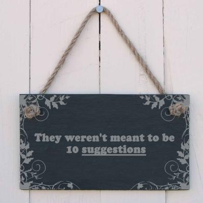 The Range Slate Hanging Sign 10 Suggestions