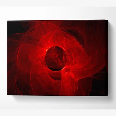 The Range Red Planet Smoke Canvas Print Wall Art - Yellow / 66.04cm