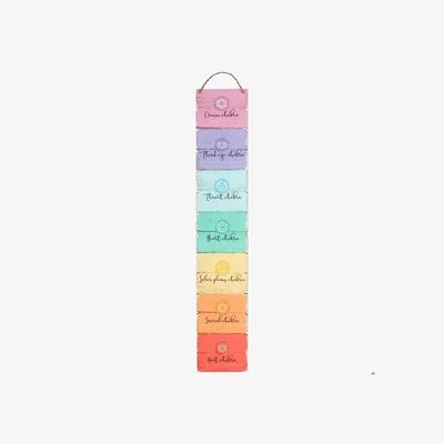 The Range Spirit Of Equinox The Seven Chakras Wall Plaque - Multicoloured