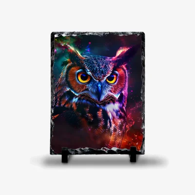 The Range Owl Photo Rock Slate - Slate