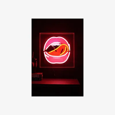 Rockett St George Mouth Neon Light Box