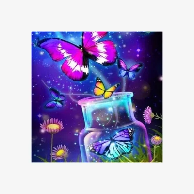 The Range Butterfly Jar Diamond Painting Kit - multi