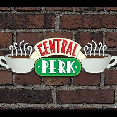 The Range Friends (Central Perk Sign) Framed Print