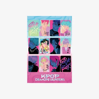 The Range K-Pop Demon Hunters Saja Boys Poster - Multicoloured