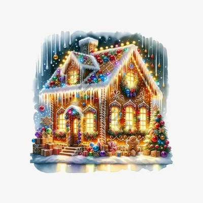 The Range Cosy Christmas House Diamond Painting Kit - Multi