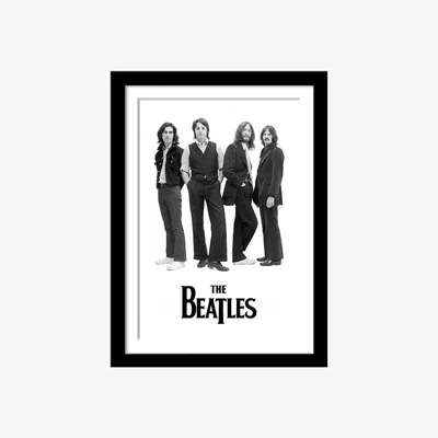 The Range The Beatles Title 216 Maxi Poster - White/Black