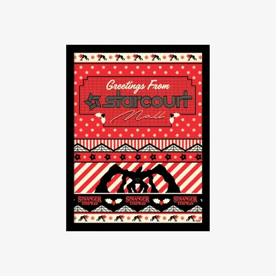 The Range Stranger Things (Greetings From Starcourt Mall) Framed Print
