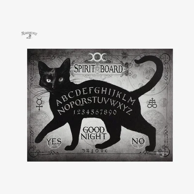 The Range Black Cat Spirit Board Canvas - Black