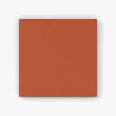 The Range Rusty Orange HD Metal Print - Orange / 30cm