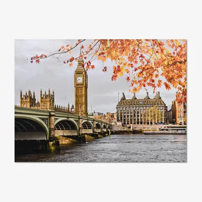 The Range Iconic London Autumnal Landscape Canvas